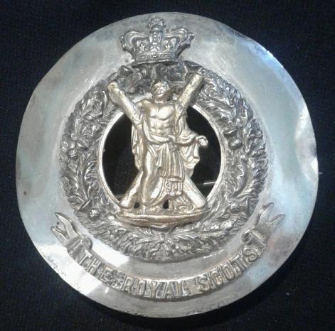 The Royal Scots Regiment. Plaid Brooch