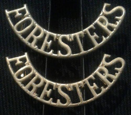 The Notts & Derby (Sherwood Foresters) Regiment, Shoulder Title