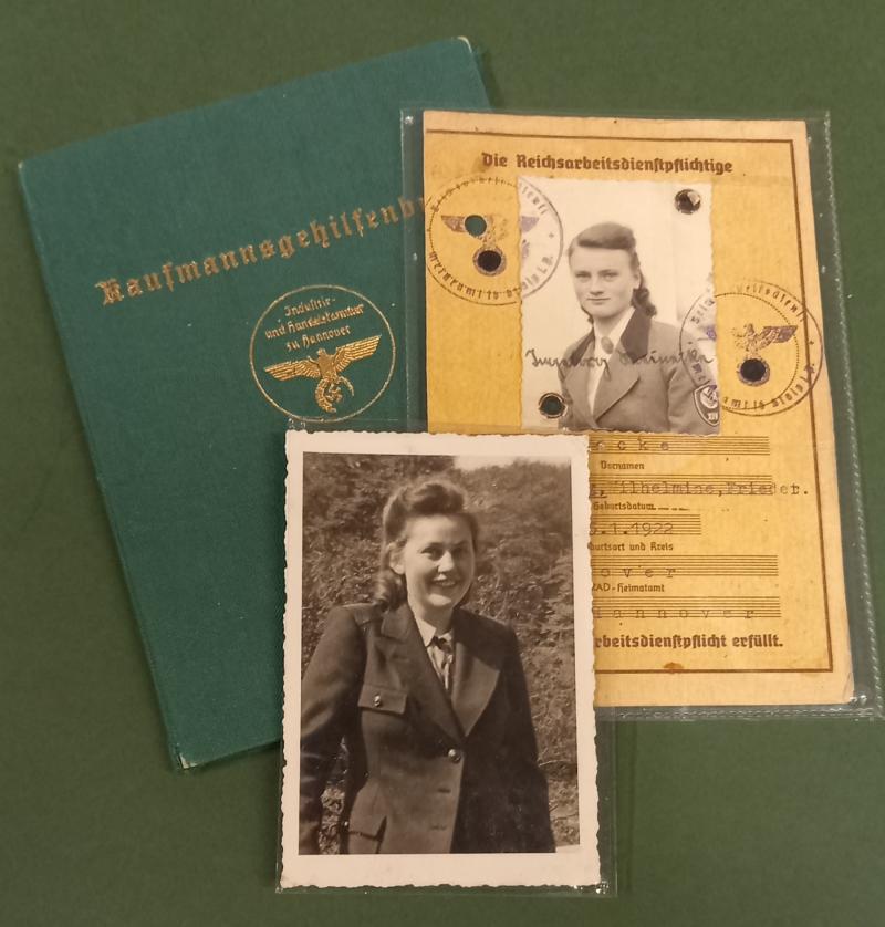 WW2 German period documents to a Female