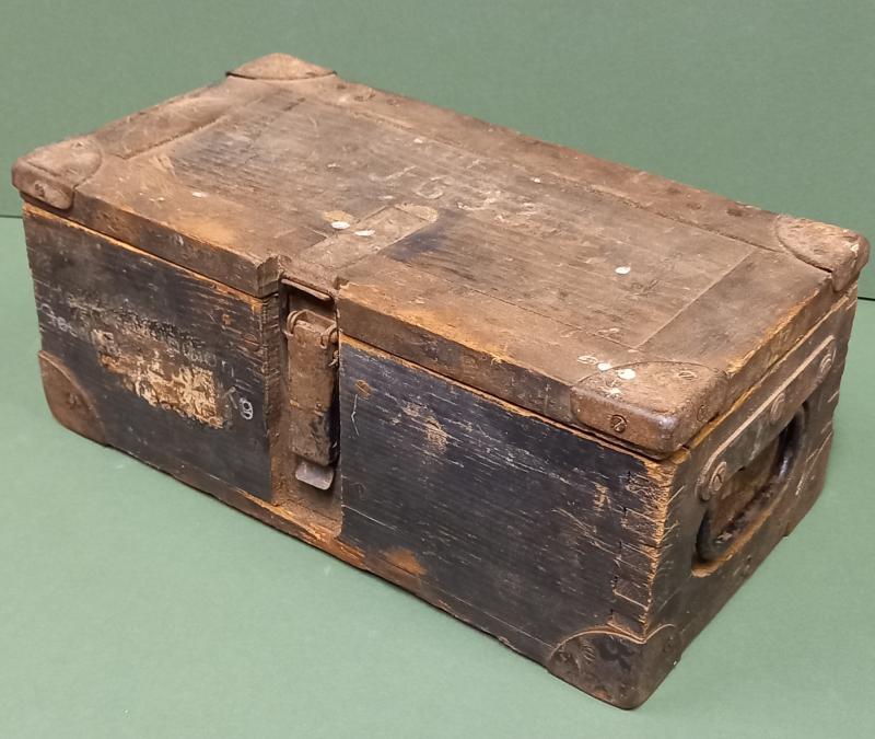 Original WW2 German Cartridge/Amunition Wooden Box