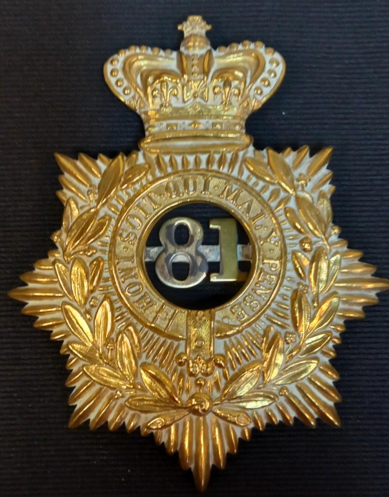 THE 81ST  REGIMENT OF FOOT