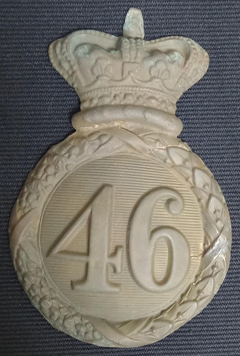 46th Regiment of Foot Albert Shako Helmet Plate