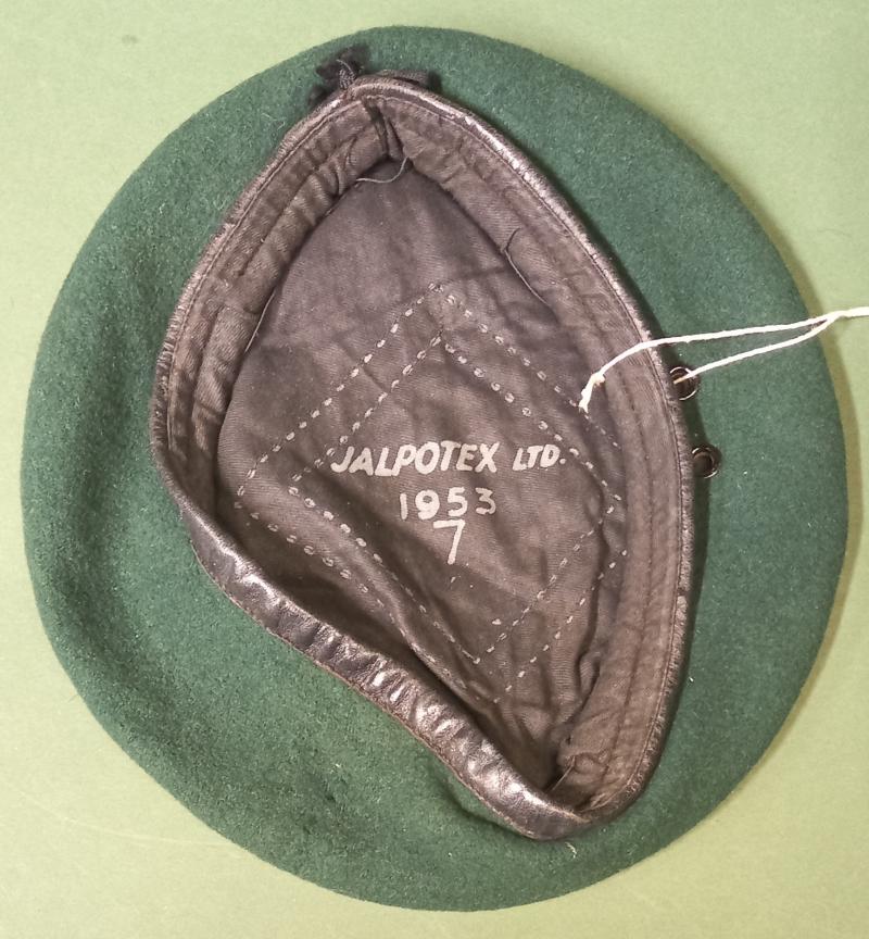 ROYAL MARINE COMMANDO BERET 1953 Dated