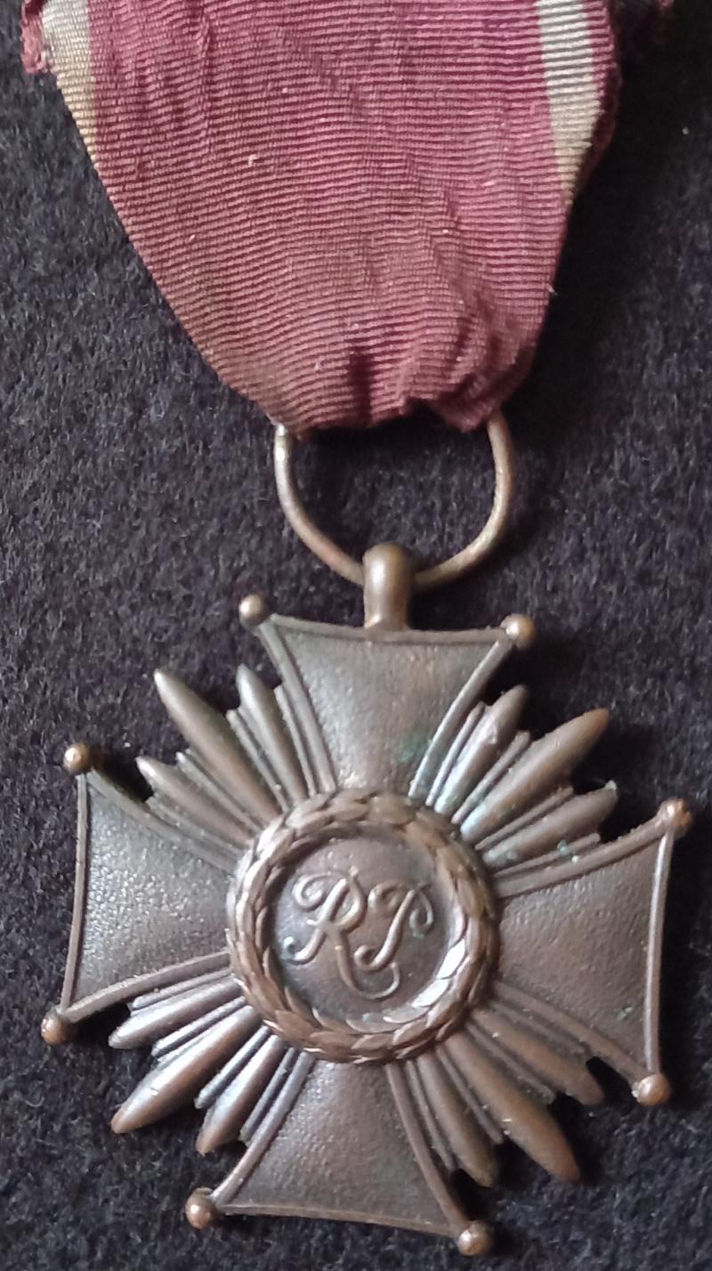 POLAND: CROSS OF MERIT CIVIL BRONZE AWARD