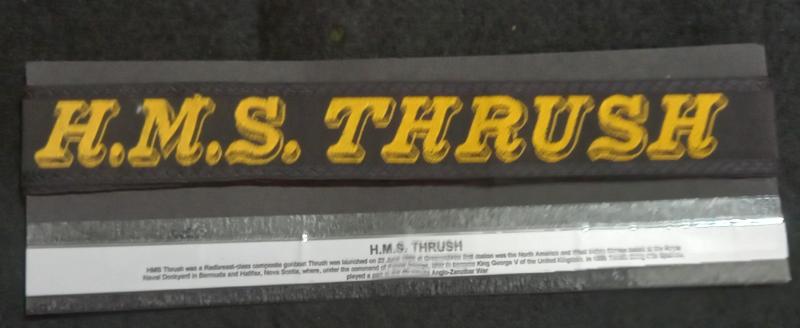 H.M.S. THRUSH  (VICTORIAN 1889)
