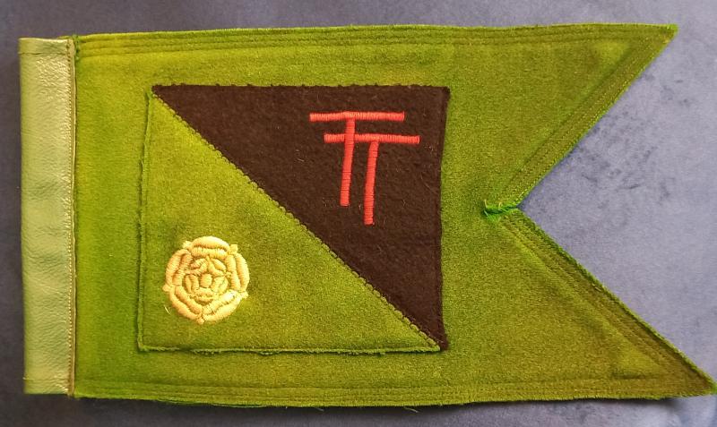GENERAL OFFICER COMMANDING NORTH EAST DISTRICT STAFF CAR PENNANT.