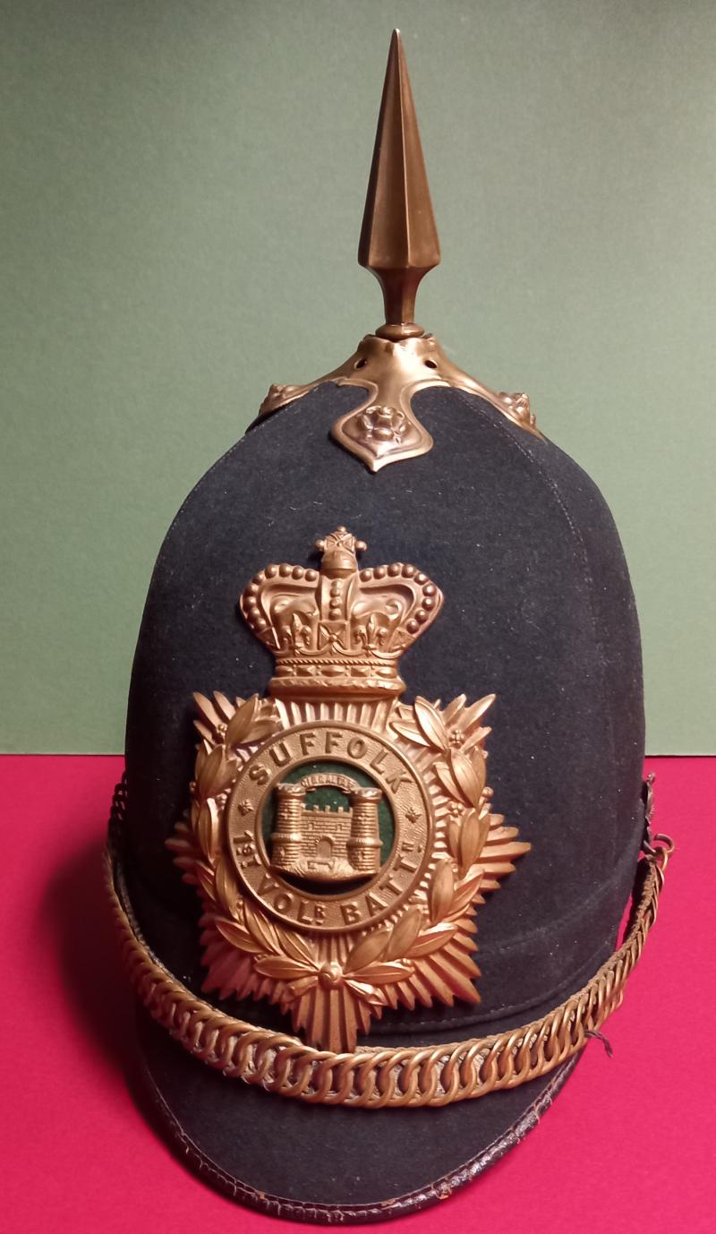 HOME SERVICE BLUE  CLOTH HELMET 1879-1901