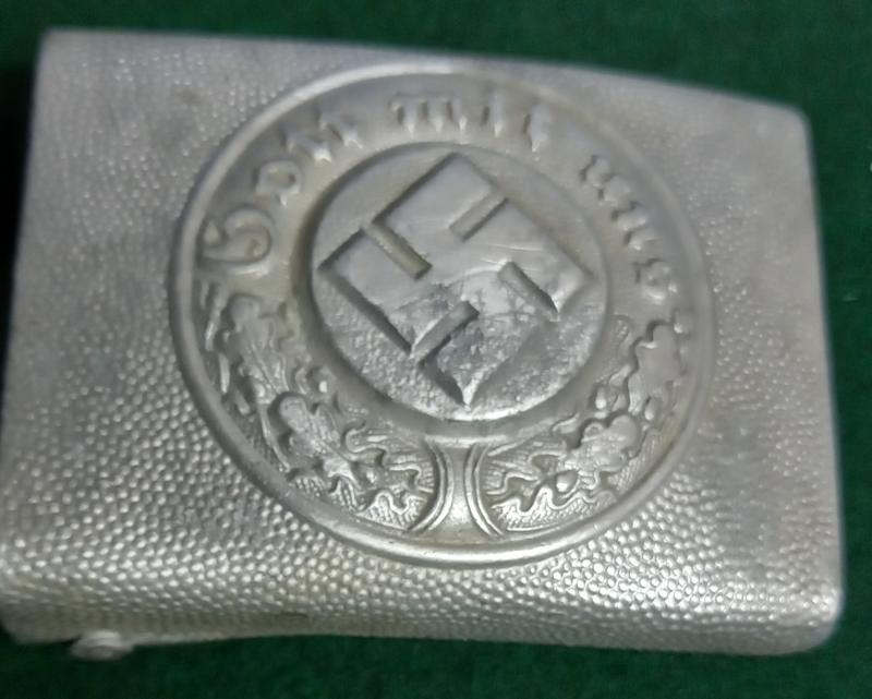 WW2 NAZI GERMAN POLICE BELT BUCKLE
