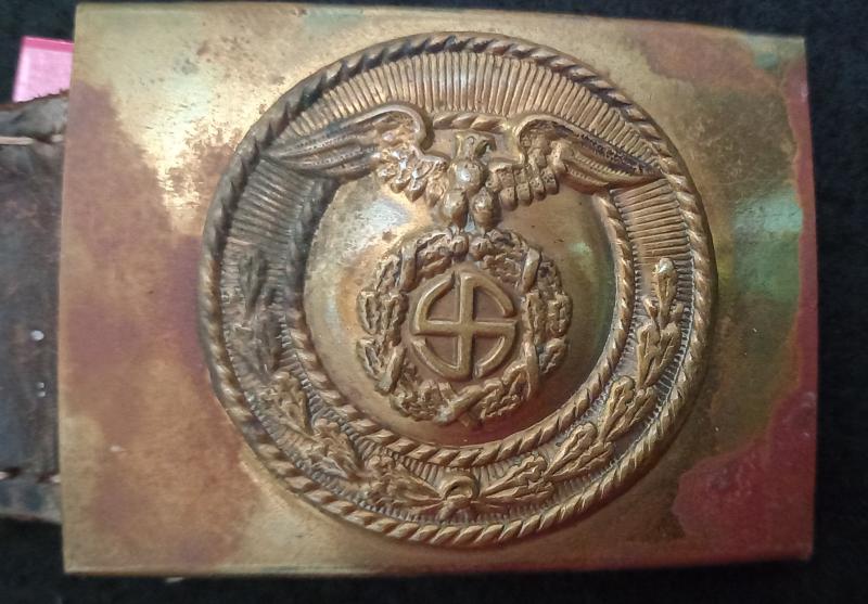 WW2 NAZI GERMAN S-A BELT BUCKLE