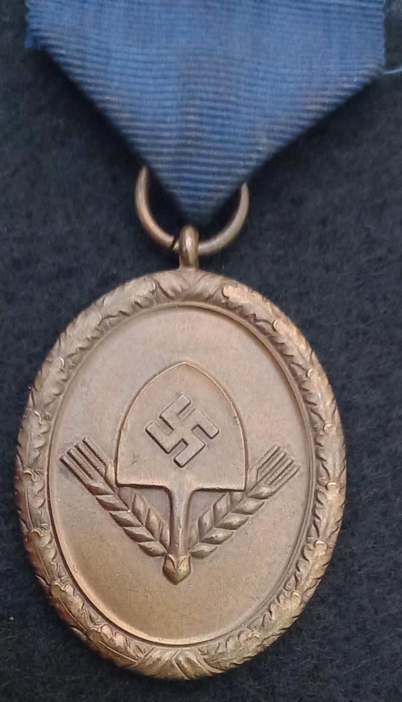 WW2 NAZI GRRMAN  REICHS ARBEITS DIENST LSGC