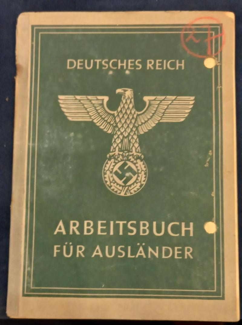 WW2 GERMAN DEUTSCHES REICH ARBEITSBUCH