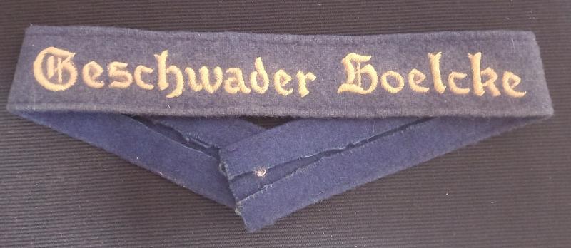 WW2 GERMAN LUFTWAFFE KUFF BUND  ‘GESCHWADER BOLCKE’
