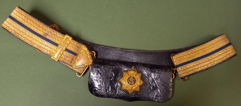 ARMY SERVICE CORPS OFFICER’S CROSS BELT & POUCH