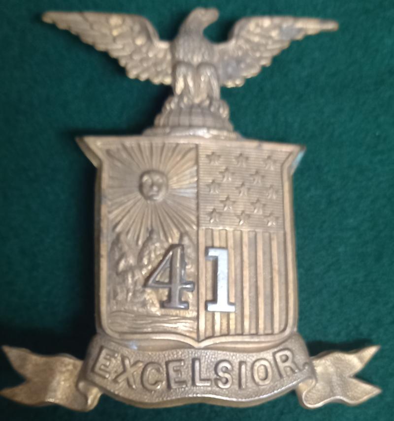 UNITED STATES of AMERICA M-1881 HELMET PLATE