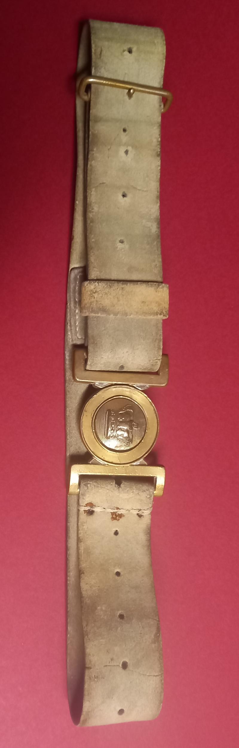 SLADE WALLACE BUFF LEATHER BELT