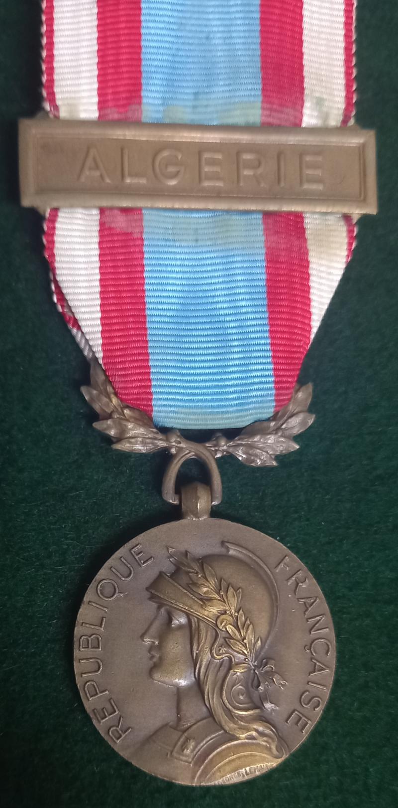 FRANCE: MEDAL FOR SECURITY  OPERATIONS 1950