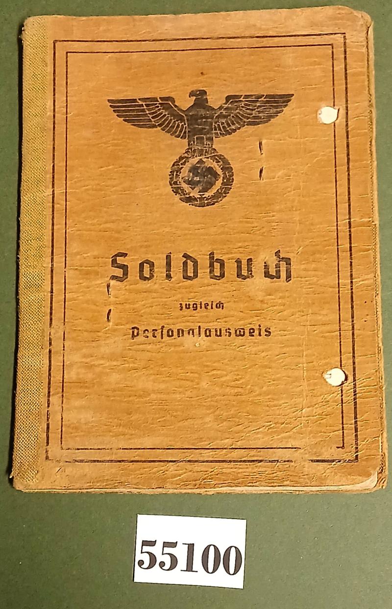 WW2 GERMAN ARMY SOLDBUCH