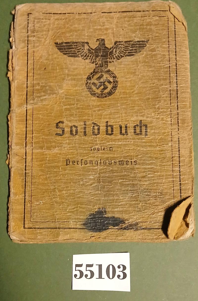 WW2 GERMAN ARMY SOLDBUCH