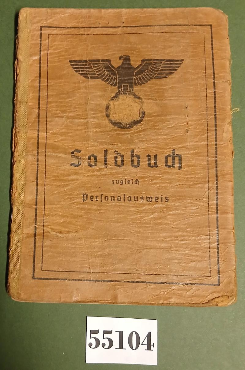 WW2 GERMAN ARMY SOLDBUCH