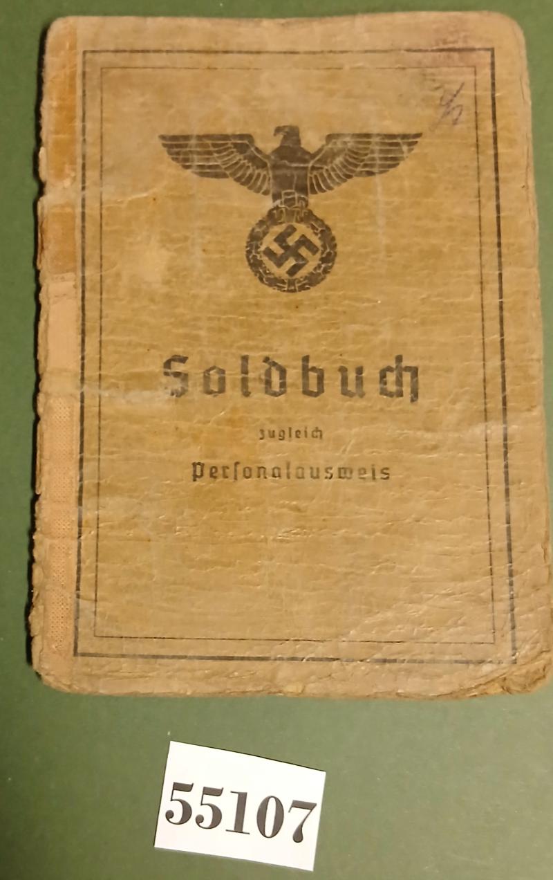 WW2 GERMAN ARMY SOLDBUCH