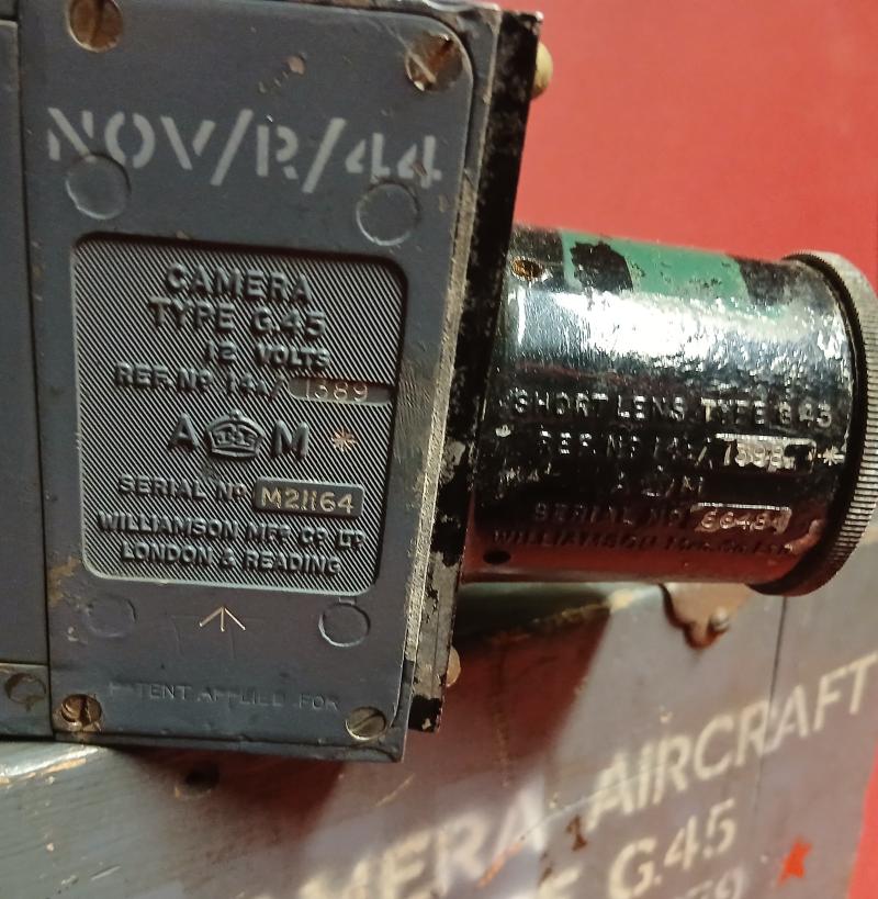 RAF WW2  G45 Short Lens Aircraft Gun Camera