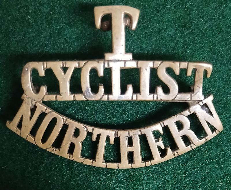 THE NORTHERN CYCLIST.  Shoulder Title