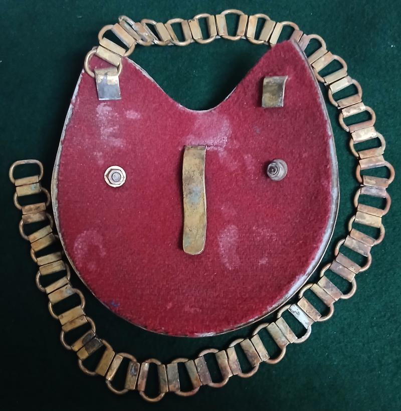 GERMAN EMPIRE OFFICERS GORGET.