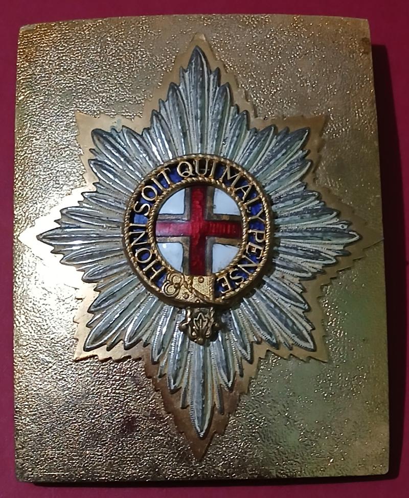 THE COLDSTREAM GUARDS OFFICERS COSSBELT PLATE