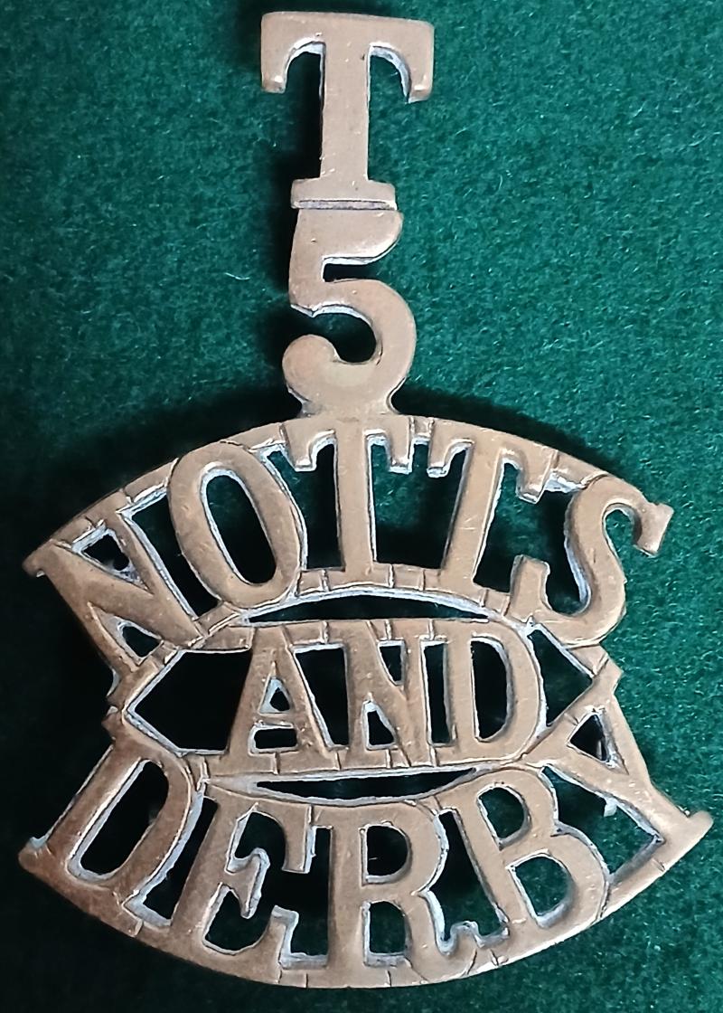 NOTTS AND DERBY REGIMENT (SHERWOOD FORESTERS)