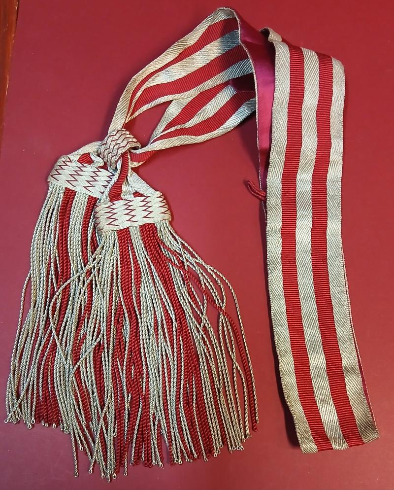INFANTRY (VOLUNTEER BATTALION) OFFICERS DUTY SASH