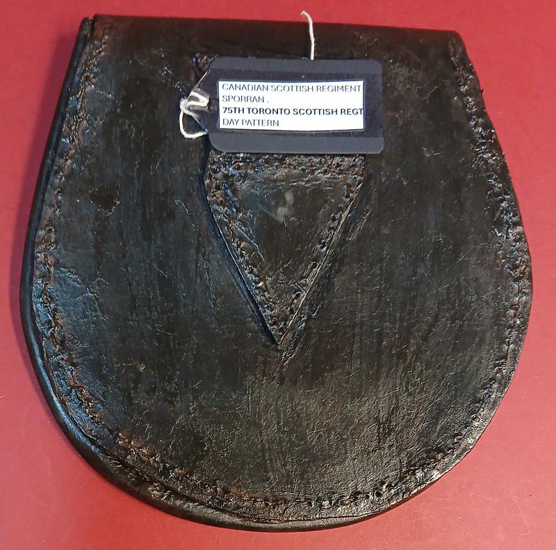 CANADIAN SCOTTISH REGIMENT SPORRAN