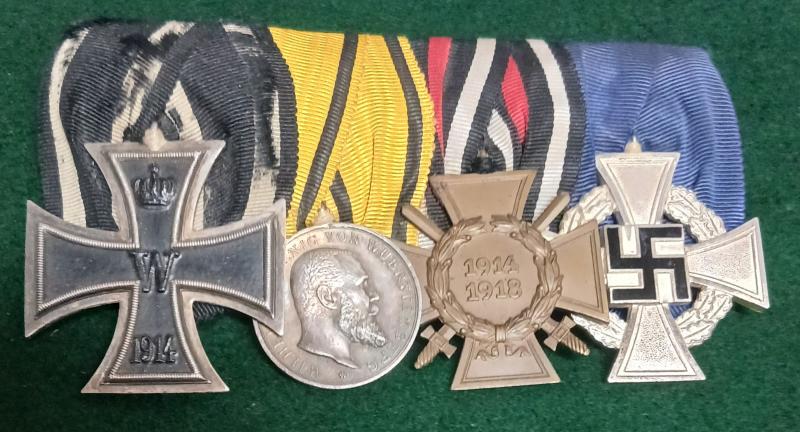 WW1 & WW2 GERMAN MEDAL GROUP OF FOUR