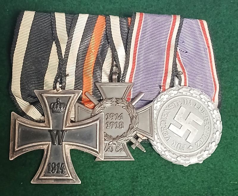 WW1 & WW2 GERMAN MEDAL GROUP OF THREE