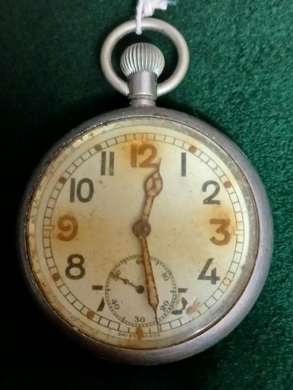 WW2 BRITISH MILITARY GS/TP POCKET WATCH