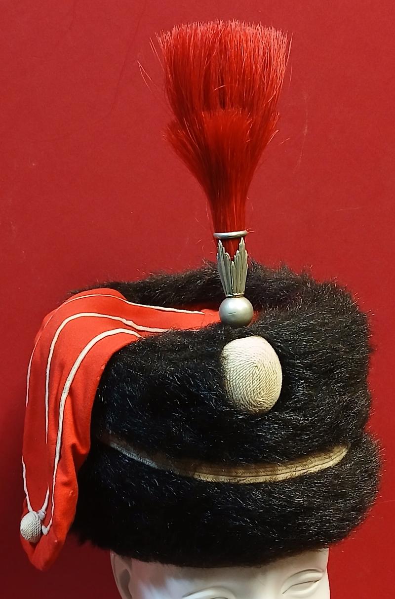 ROYAL WILTSHIRE YEOMANRY  OFFICERS BEAR SKIN BUSBY