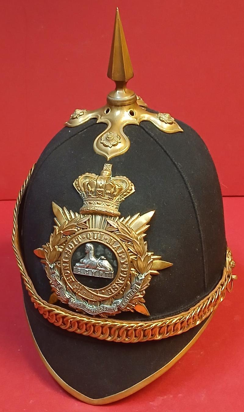 OFFICERS HOME SERVICE HELMET. 1890 - 1901