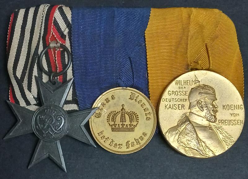 GERMAN/PRUSSIAN GROUP OF THREE MEDALS