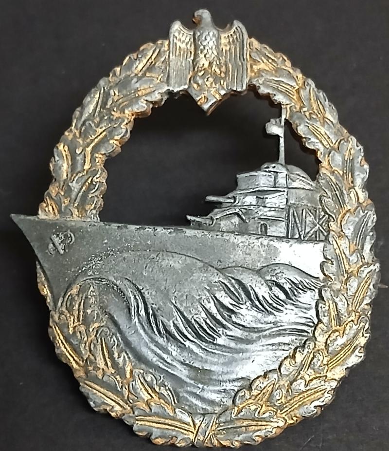 WW2 GERMAN NAVY DESTROYERS BADGE