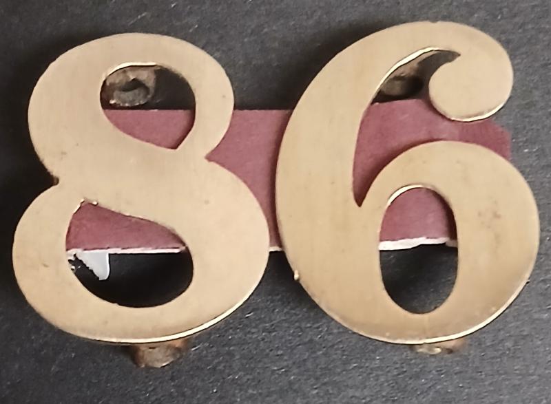 PRE 1881 REGIMENTAL NUMBER . .